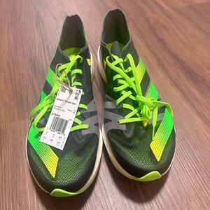 Adidas Adizero Takumi Sen 8 Neon Beam Yellow Green Running Shoes